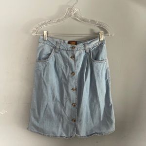 Vintage denim skirt